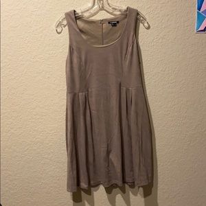 Tan A-Line dress